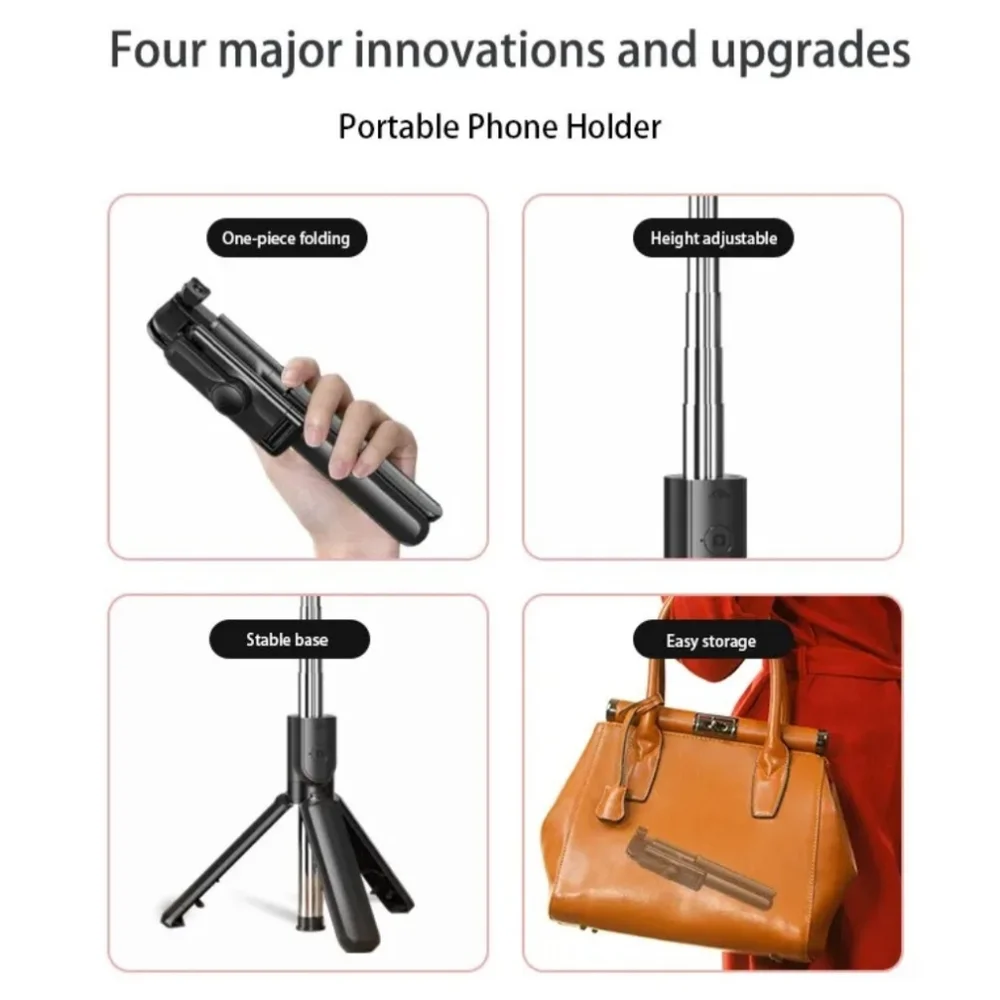 Bluetooth Wireless Tripod Selfie Stick